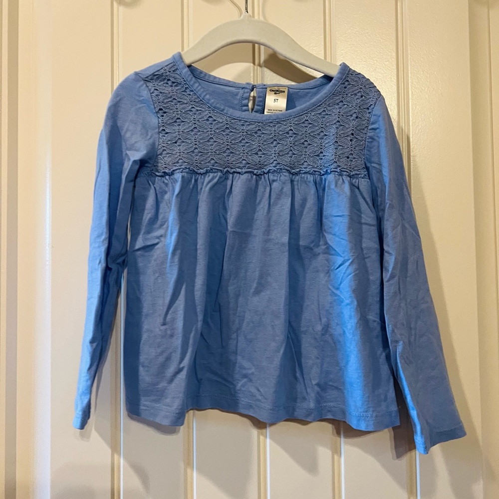 Periwinkle Lace Top